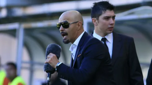 Marco Antonio Figueroa en el momento que trató de "rata" a Patricio Kiblisky en 2015.