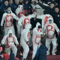 Hinchas argentinos se disfrazan para burlarse de Huracán