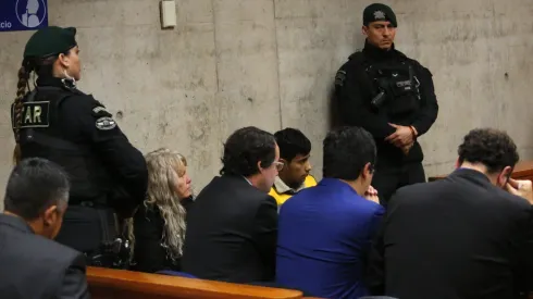 Control de detención de Elena Rojas, chilena de 60 años capturada por el robo de computadores del Ministerio de Desarrollo Social.