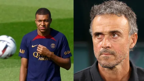 El nuevo director técnico de PSG, Luis Enrique prefirió dejar a Kylian Mbappé en el banquillo.