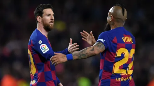 Vidal celebró el debut de su amigo en Inter Miami