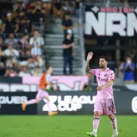 Hinchas de cartón del Inter Miami se van cuando salió Messi