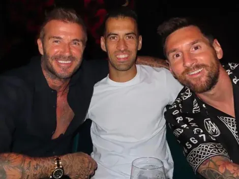 ¡De parranda! Lionel Messi sale de fiesta junto a David Beckham