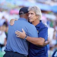 Pellegrini se reencuentra con una leyenda del Manchester City