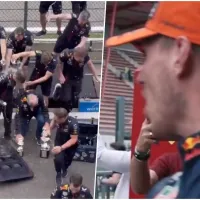 ¡Otra vez, Max! Trofeo de Verstappen vuelve a terminar destrozado