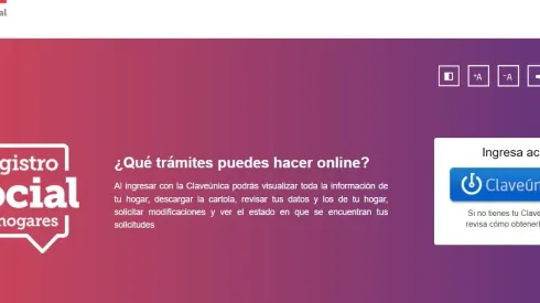 Revisa aquí cómo saber el porcentaje de tu Registro Social de Hogares.