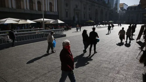 Altas temperaturas en Santiago.