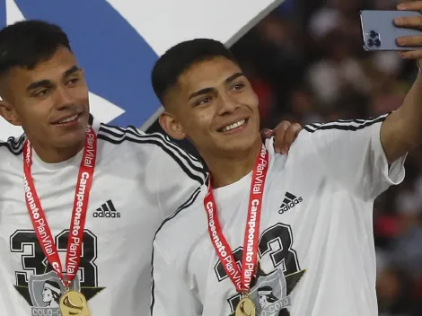 Joan Cruz festeja a Vicho Pizarro y al nuevo compañero de Messi