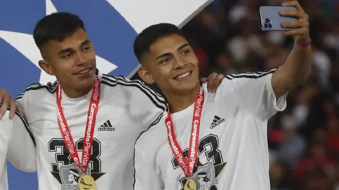 Joan Cruz sonrió mucho con el primer gol de su amigo Vicho Pizarro en el fútbol profesional.