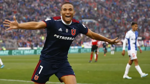 Leandro Benegas festejó un postrero gol a favor de la U. de Chile que dirigía Hernán Caputto.