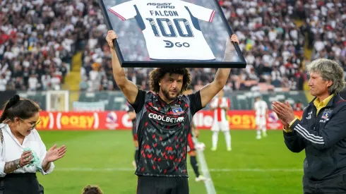 Maximiliano Falcón cumplió 100 partidos con la camiseta de Colo Colo.