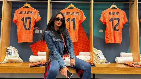 Pamela Díaz estuvo en uno de los partidos clave del Mundial Femenino de Australia-Nueva Zelanda en la fase de grupos.