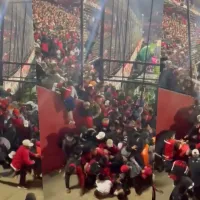 Del terror: la increíble avalancha en el Estadio Marcelo Bielsa