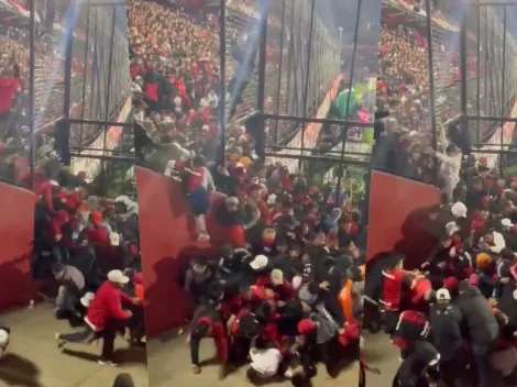 Del terror: la increíble avalancha en el Estadio Marcelo Bielsa