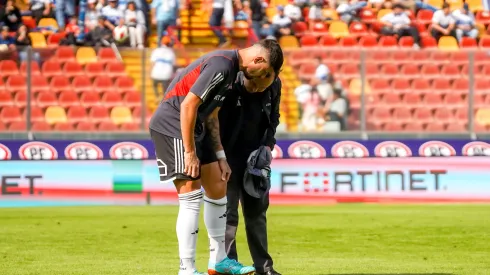 Matías de los Santos sufrió un problema en la rodilla que requirió operación. Aún se recupera.