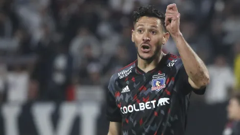 Ramiro González en el Colo Colo vs. Palestino.