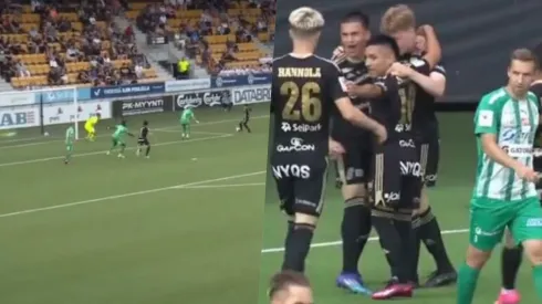 El chileno Diego Rojas, que usa la 10 en el SJK Seinäjoki de Finlandia, anotó un gol a los 40 segundos. Pese a eso, su equipo perdió.