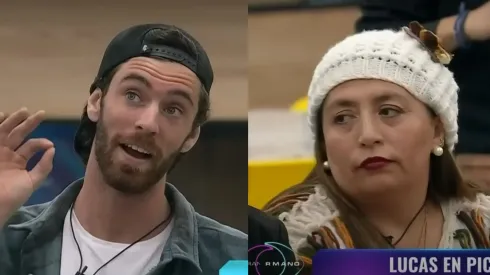 Lucas Crespo y Pincoya durante el capítulo del domingo 13 de agosto de Gran Hermano.