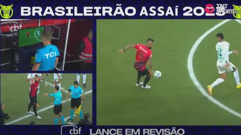 La mano inexplicable que le cobraron a Arturo Vidal tras un golazo que convirtió en Athletico PR.