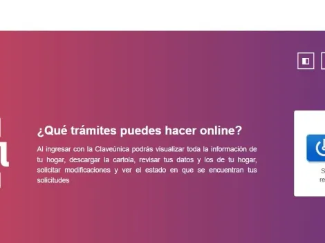 ¿No estás en el Registro Social de Hogares? Ingresa aquí para crear tu ficha social