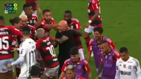 Flamengo se pone en la buena con Sampaoli y realizan curioso festejo