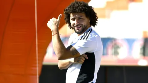 Maximiliano Falcón bromeó acerca del Monumental y la vuelta de la final de Copa Chile.