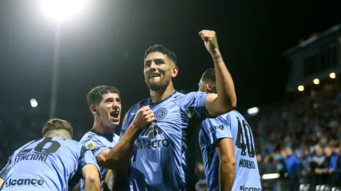 Lucas Passerini anotó dos goles en su debut con Belgrano de Córdoba.