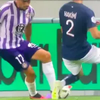 ¡Suazidane! Gabi Suazo se luce con caño a Hakimi ante el PSG