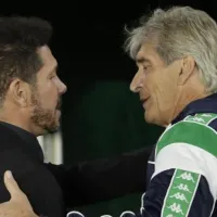 El Cholo Simeone elogia a Pellegrini antes del duelo: \'Es muy valiente\'