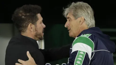 Diego Simeone elogia a Manuel Pellegrini antes del duelo por La Liga.