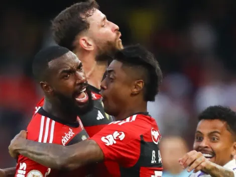 Gol y abrazo a Sampaoli: Flamengo lo gana sobre la hora