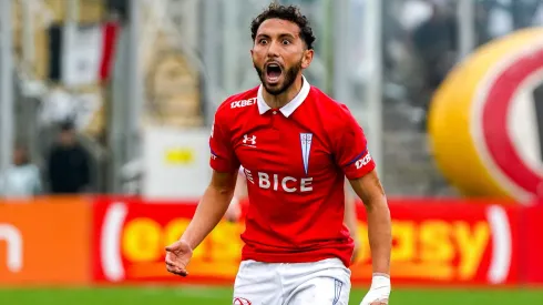 Cristián Cuevas recibió tarjeta amarilla ante Audax Italiano. Llegó a la 5° y ante Ñublense cumplirá la sanción.