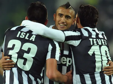 Tevez revive a la Juventus de Vidal e Isla tras debut polémico y triunfal