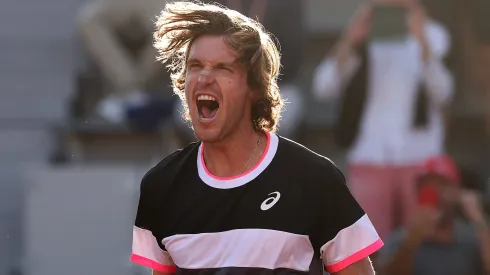 Nico Jarry anotó un tremendo punto en su debut en el US Open.