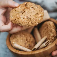 Receta de galletas de avena con miel