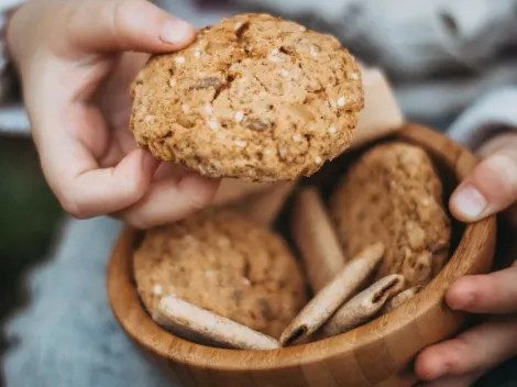 Receta de galletas de avena con miel