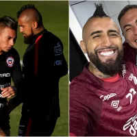 Vidal y Vargas se reencuentran y aplican selfie en Brasil