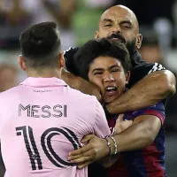 Guardaespalda de Messi mete tremendo pique para reducir un invasor