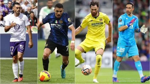 Alexis Sánchez, Ben Brereton Díaz, Claudio Bravo y Gabriel Suazo salen a la competencia internacional en Europa. Uno choca contra el Liverpool.