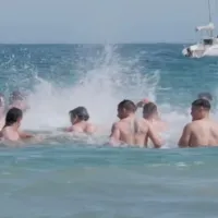 ¡Lo pasan chancho! Los Cóndores alistan debut mundialero en la playa