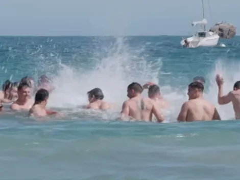 ¡Lo pasan chancho! Los Cóndores alistan debut mundialero en la playa