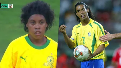 Miche Minnies llama la atención en el mundo entero por su extremo parecido a Ronaldinho.