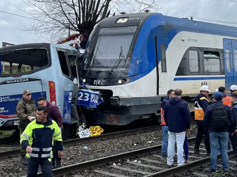 EFE publica videos de imprudencias en cruces de Biotrén en Chile