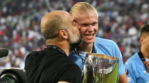 Haaland es la gran figura en la delantear de Pep en el City.