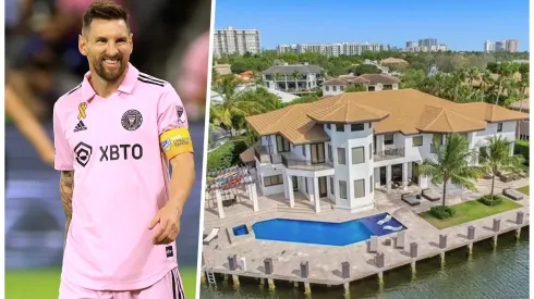Lionel Messi tiene su mansión para radicarse en Estados Unidos.