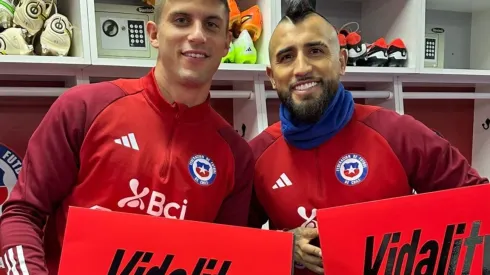 Vidal aprovecha las eliminatorias y promociona su nuevo negocio