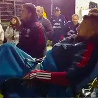 Arturo Vidal se retira en camilla del Monumental