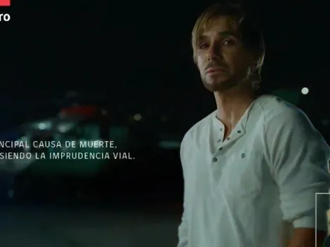 El detrás de cámara del del comercial contra accidentes con Guido Vecchiola