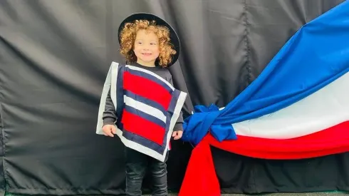 El hijo de Falcón se lució en la previa de Fiestas Patrias