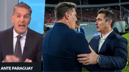 Enrique Vargas Peña le cayó con todo a Guillermo Barros Schelotto.